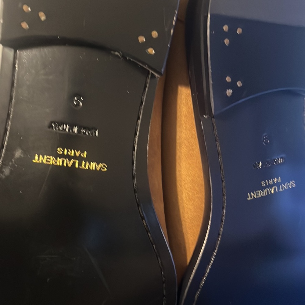Saint Laurent men loafers, new size 9 - Picture 3 of 3